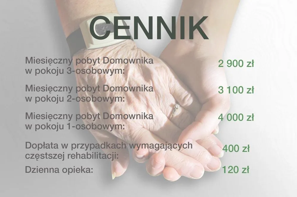 dom seniora cennik por&oacute;wnanie