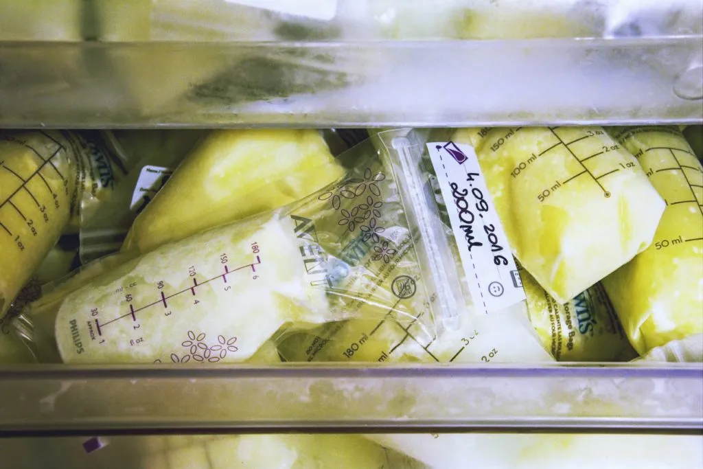 higiena mrożenie mleka matki