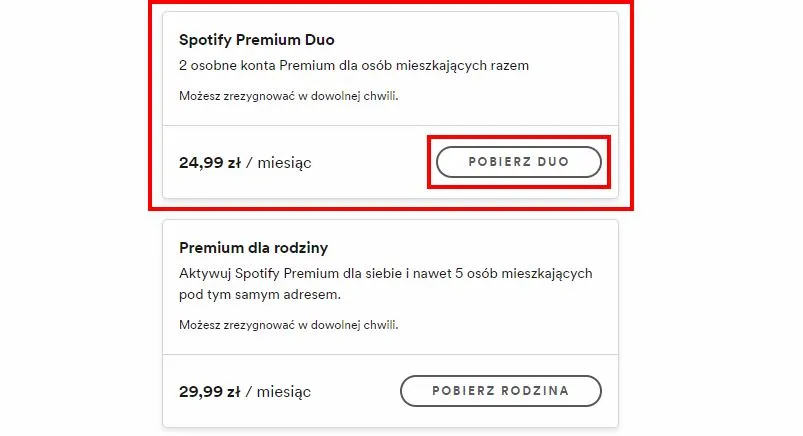 Zdjęcie Jak dodać osobę do Spotify Duo i cieszyć się wspólną muzyką