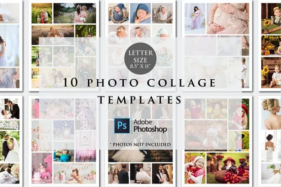 kolaż zdjęć różne układy i szablony