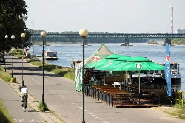 Ogródki piwne nad Wisłą Warszawa