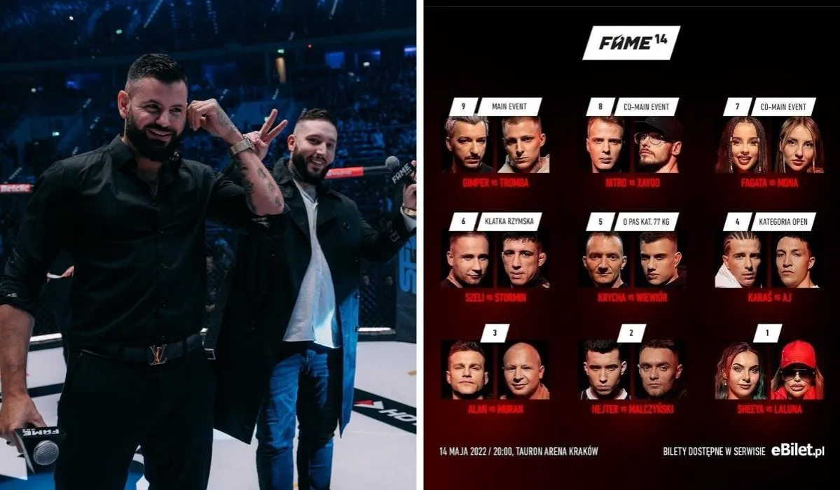 Zdjęcie Bilety na Fame MMA 14: Ceny, dostępność i gdzie je kupić