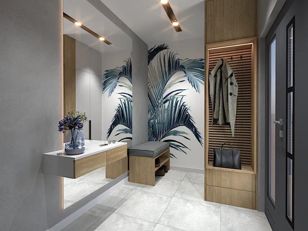 Zdjęcie Remont przedpokoju: jakie materiały na ściany wybrać, by nie żałować