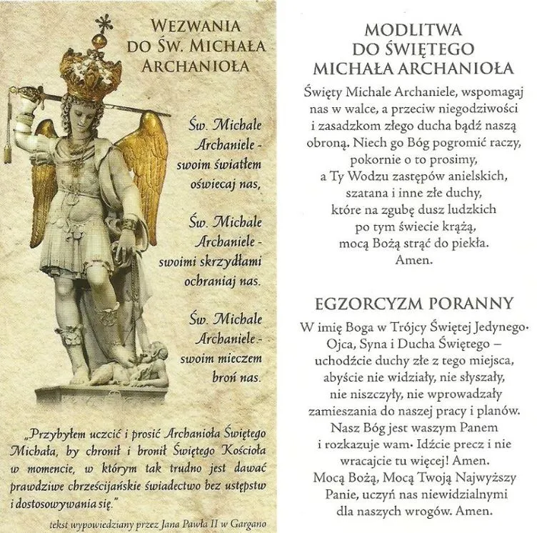 Zdjęcie Dlaczego modlitwa do Michała Archanioła po mszy ma znaczenie?