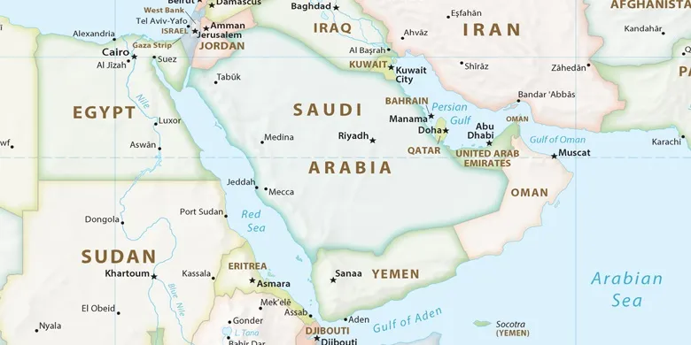 Zdjęcie Gdzie dokładnie leżą Zjednoczone Emiraty Arabskie? Poznaj ich położenie na mapie!