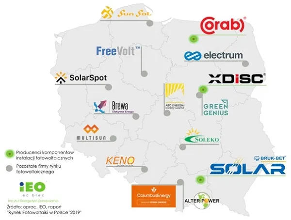 Zdjęcie Farmy fotowoltaiczne w Polsce: Katalog i mapa