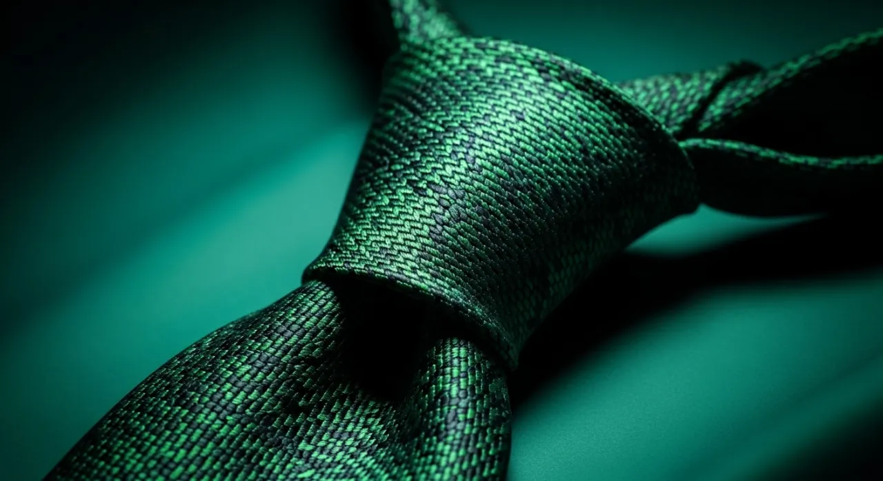 Zdjęcie Jak dobrać idealny krawat do zielonej sukienki: 5 zasad stylizacji par