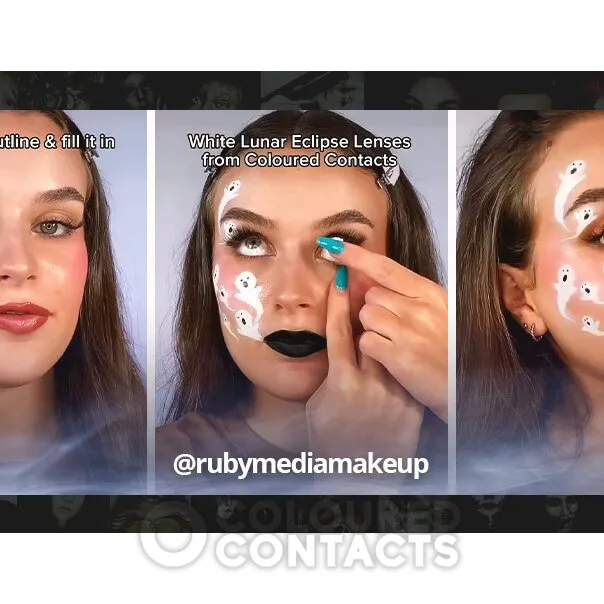 Zdjęcie Maquillaje de fantasma: crea un look aterrador y fácil para Halloween