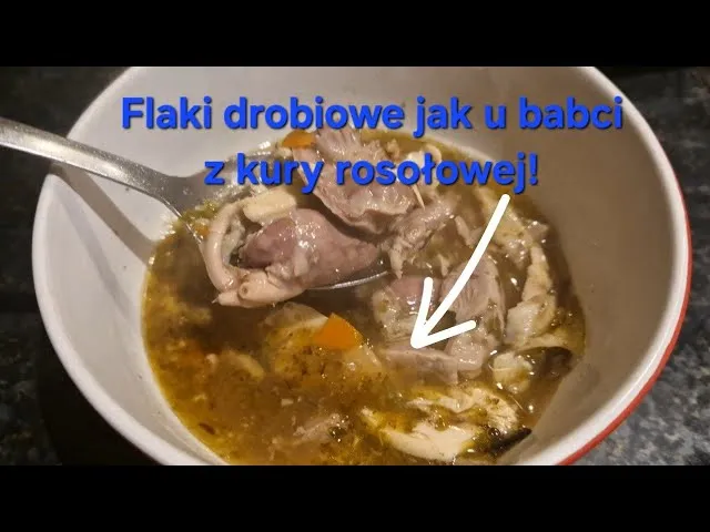 Zdjęcie Prosty przepis na flaczki z żołądków drobiowych Oddaszfartucha, które zaskoczą smakiem