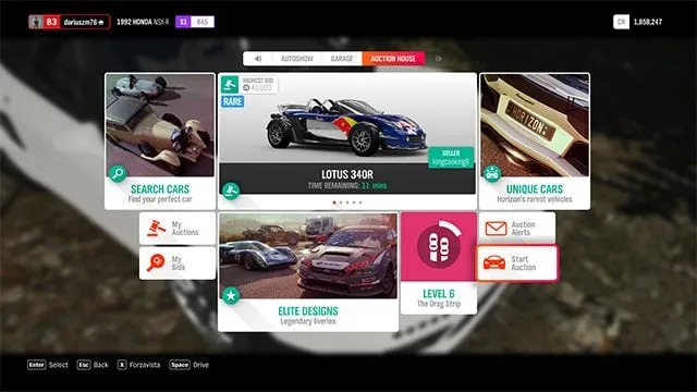 Zdjęcie Jak szybko odblokować dom aukcyjny w Forza Horizon bez stresu i problemów