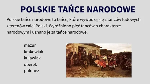 Zdjęcie Które polskie tańce nazywamy narodowymi i ich znaczenie w kulturze