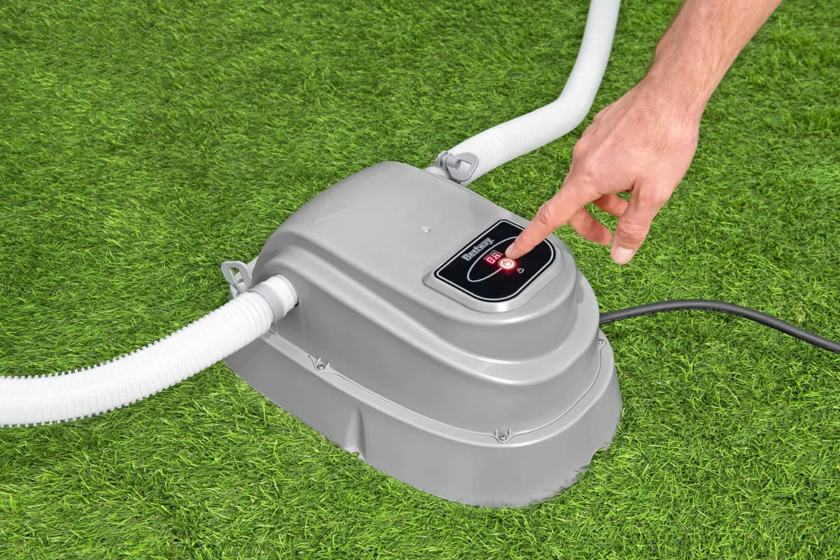 różne rodzaje podgrzewaczy do basenu