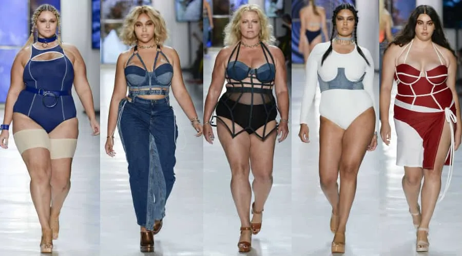 modelki r&oacute;żnych typ&oacute;w sylwetek i wzrostu, modeling high fashion commercial plus size