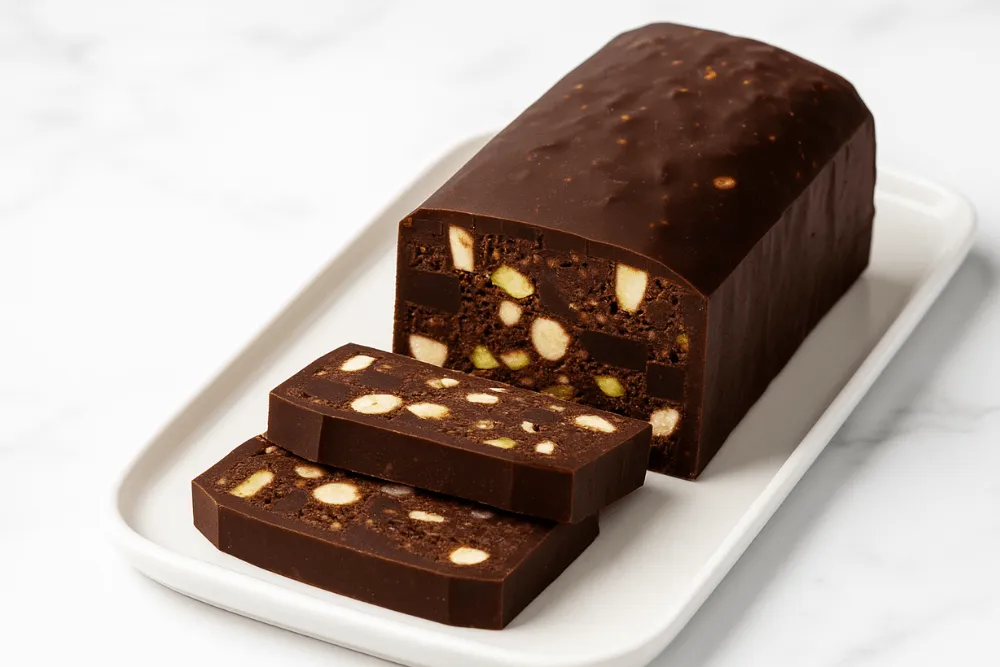 blok czekoladowy w formie