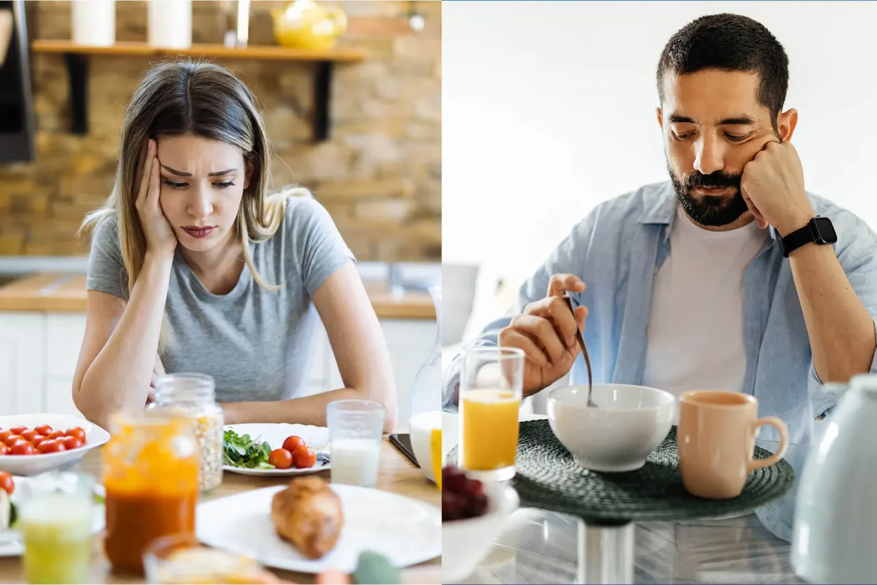 różne przyczyny braku apetytu infografika