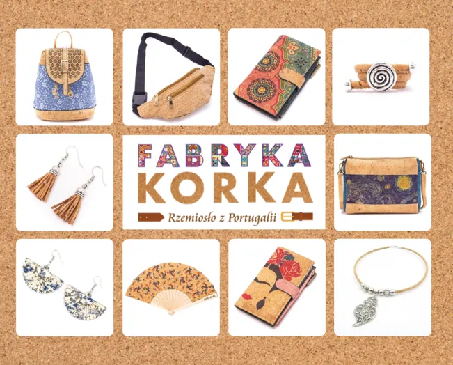 Portugalskie wyroby z korka biżuteria torebki
