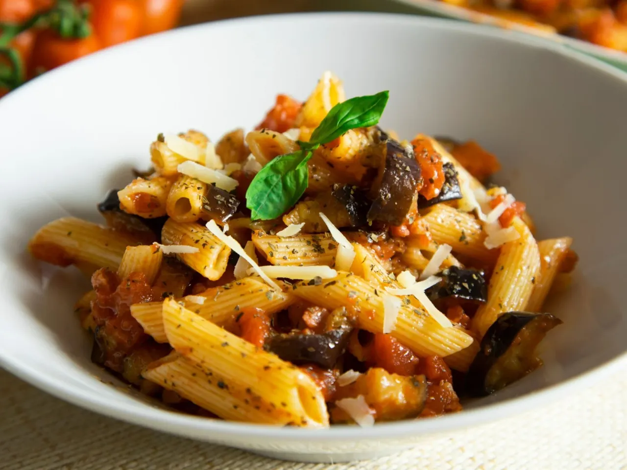 spaghetti alla norma gotowe danie