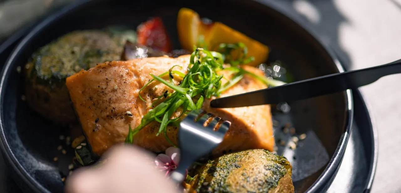 Tam Gdzie Zawsze Łeba ryba z pieca