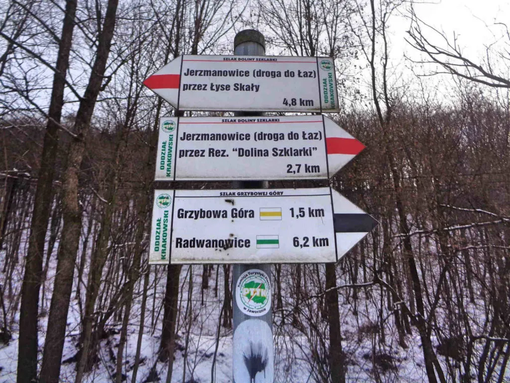 czarny szlak turystyczny znakowanie góry