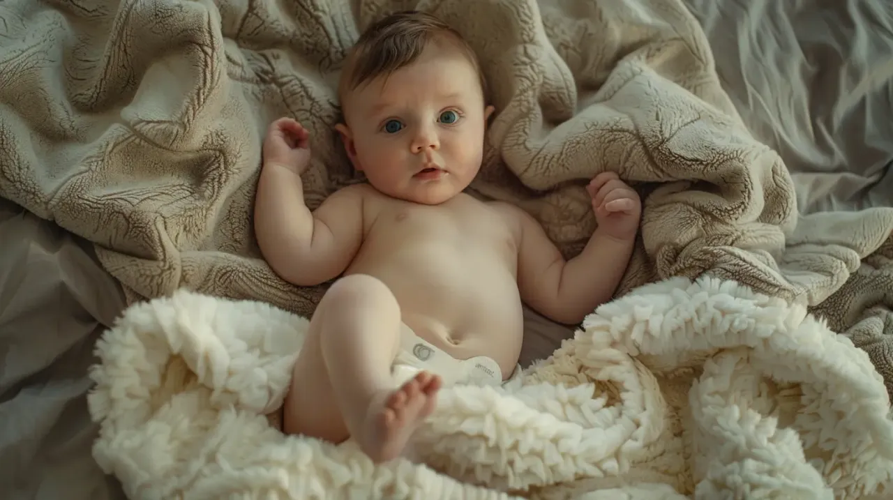 rodzic zmienia pieluchę noworodkowi, komfort dziecka, higiena noworodka