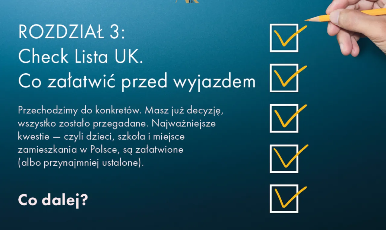 Checklista dokumentów praca Anglia ZUS