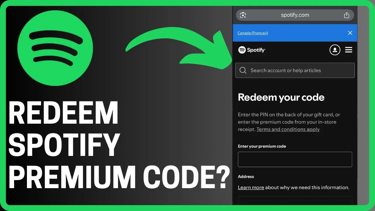 strona spotify redeem, aktywacja kodu premium