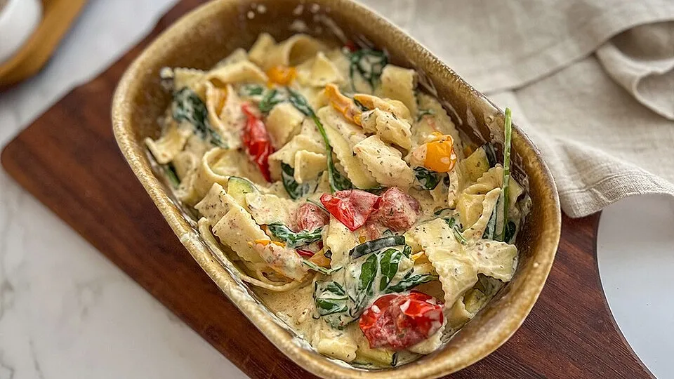 One-Pot-Gericht mit Frischk&auml;se