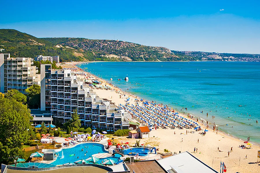 Złote Piaski plaża Bułgaria