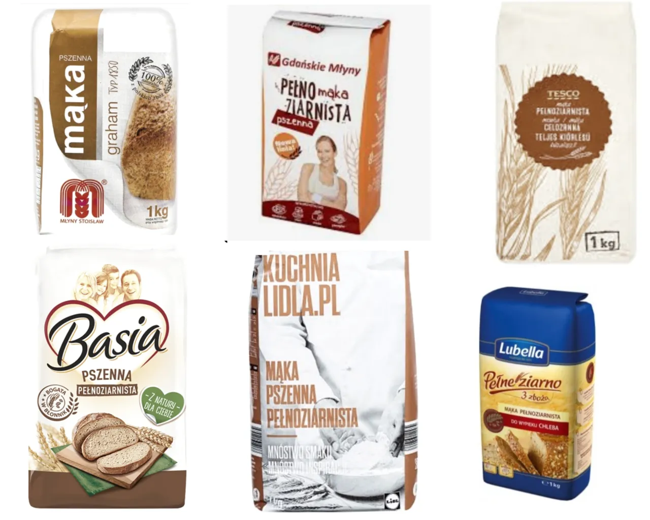 r&oacute;żne rodzaje mąk na odchudzanie, mąka owsiana migdałowa kokosowa gryczana