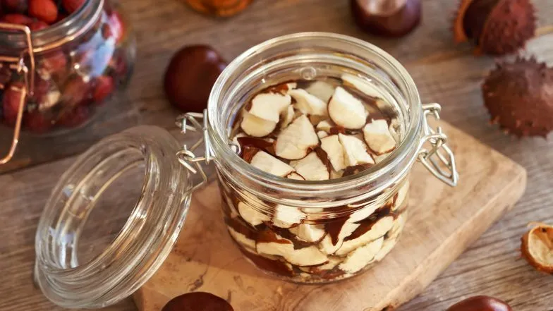 nalewka z kasztanów żylaki przed po