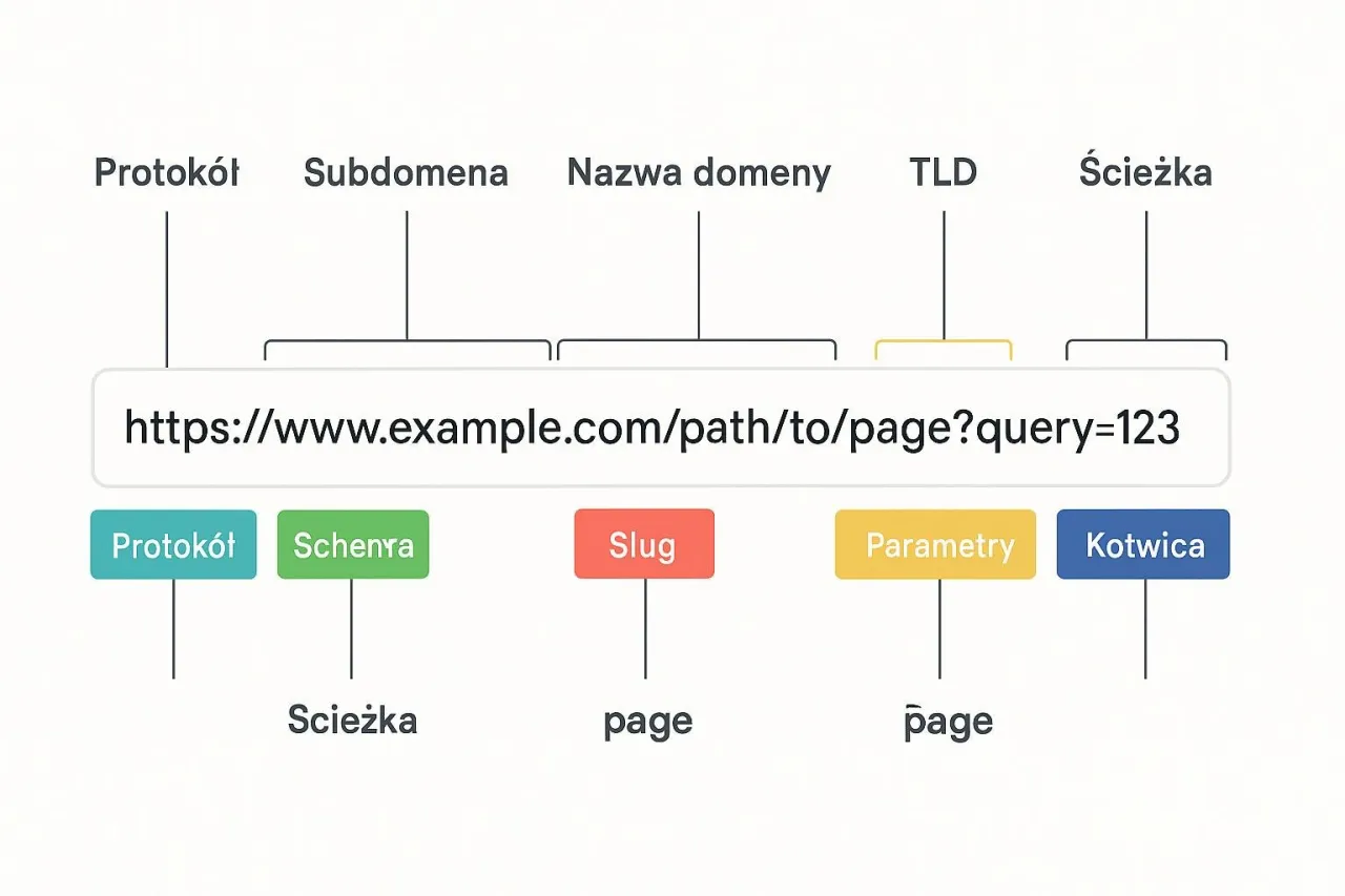 Struktura domeny internetowej, części adresu URL