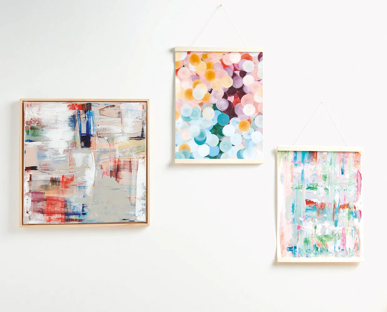 abstrakte leinwand malen ideen einfach anf&auml;nger