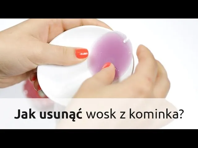 usuwanie wosku z kominka metodą na zimno