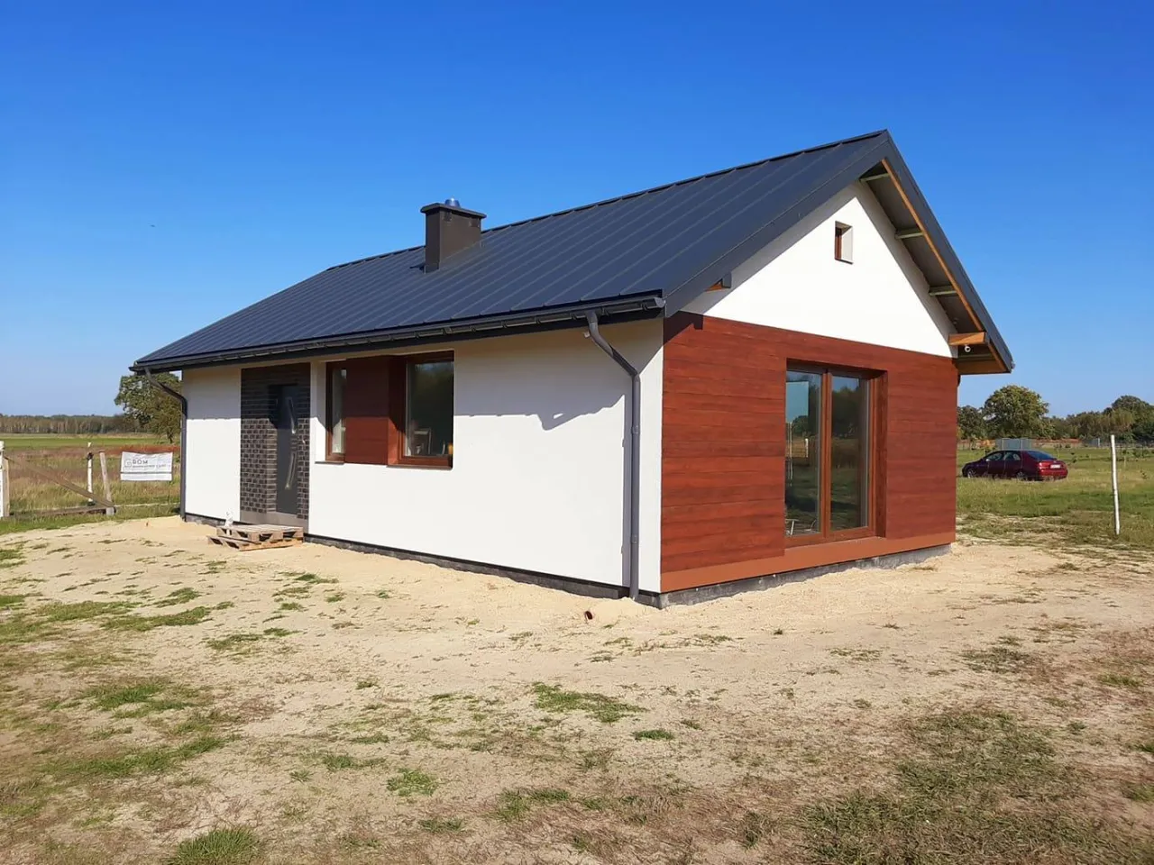 dom 70m2 na zgłoszenie wizualizacja koszt&oacute;w