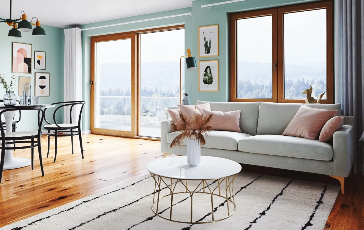 przykładowe aranżacje wnętrz w r&oacute;żnym standardzie