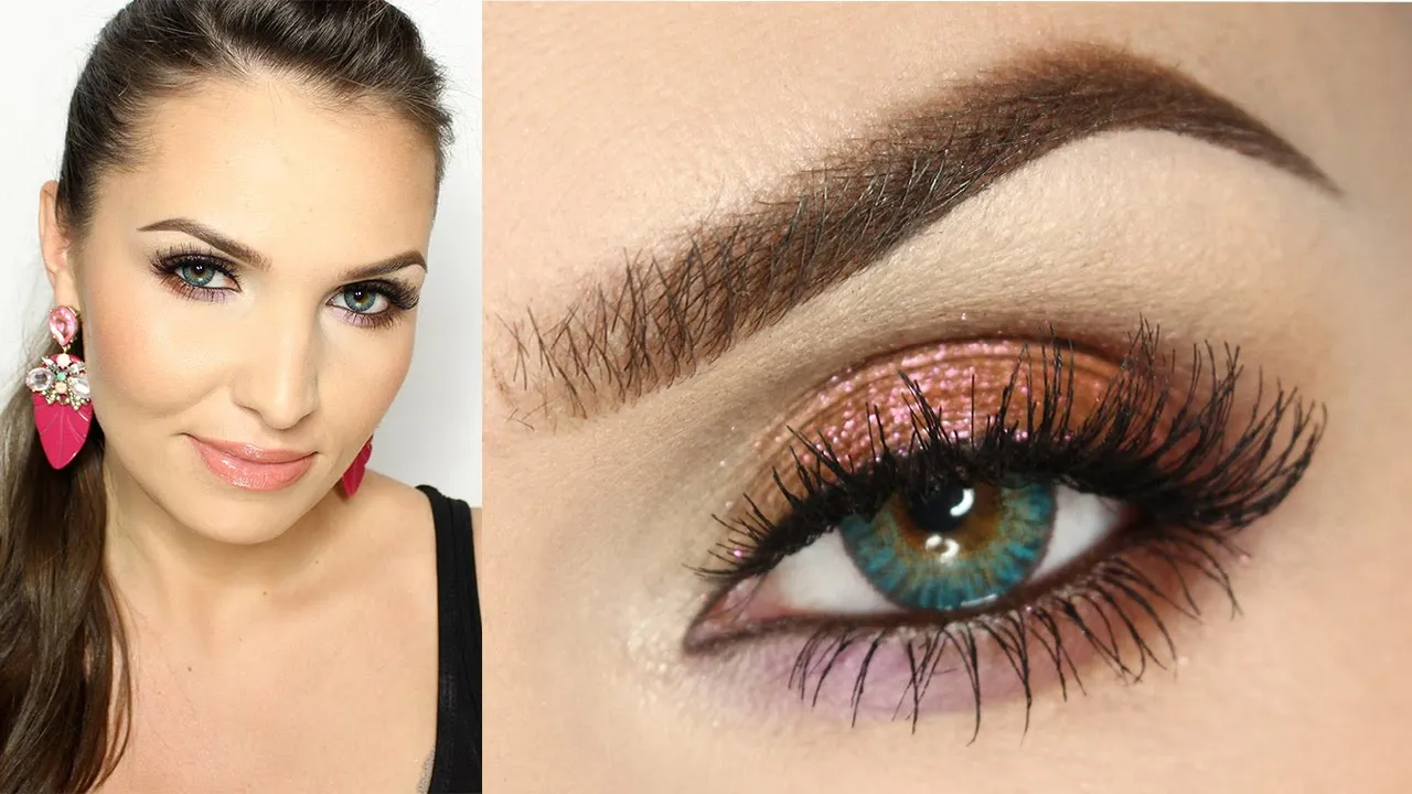 Makijaż niebieskie oczy eyeliner kolory