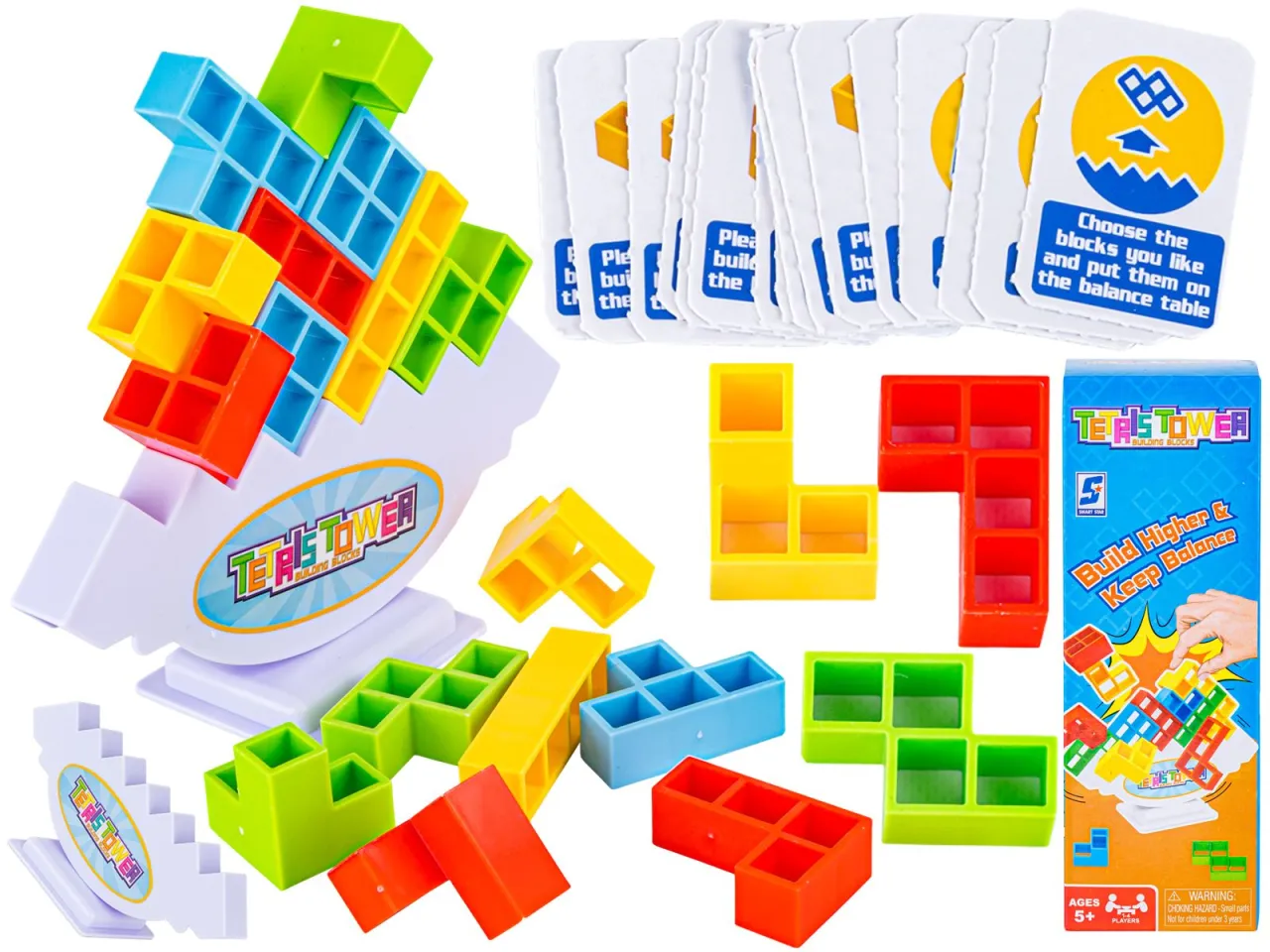 r&oacute;żne warianty gry wieża klocki