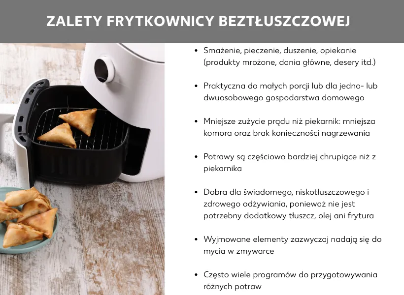 frytkownica beztłuszczowa vs piekarnik zużycie prądu
