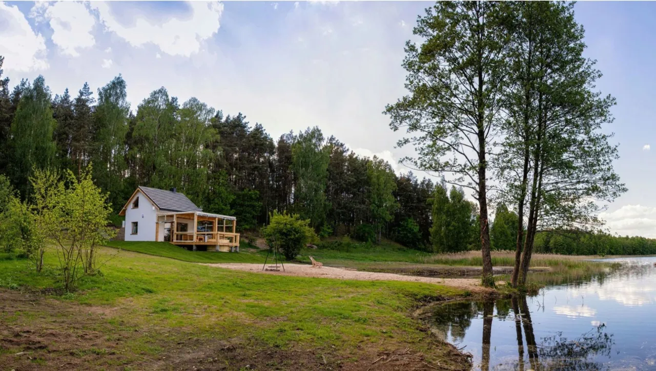 Mazury domek nad jeziorem wędkarstwo