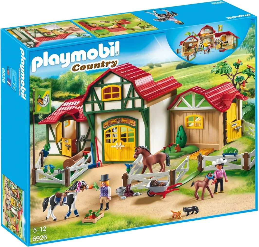 Playmobil Duża stadnina koni 6926 detale