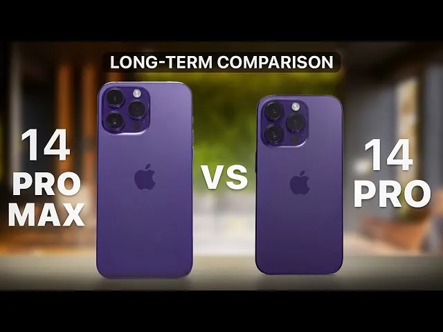 iPhone 14 Pro vs Pro Max size comparison