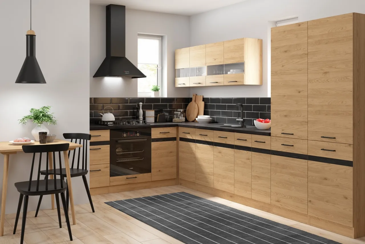 Piekarnik pod blatem w kuchni