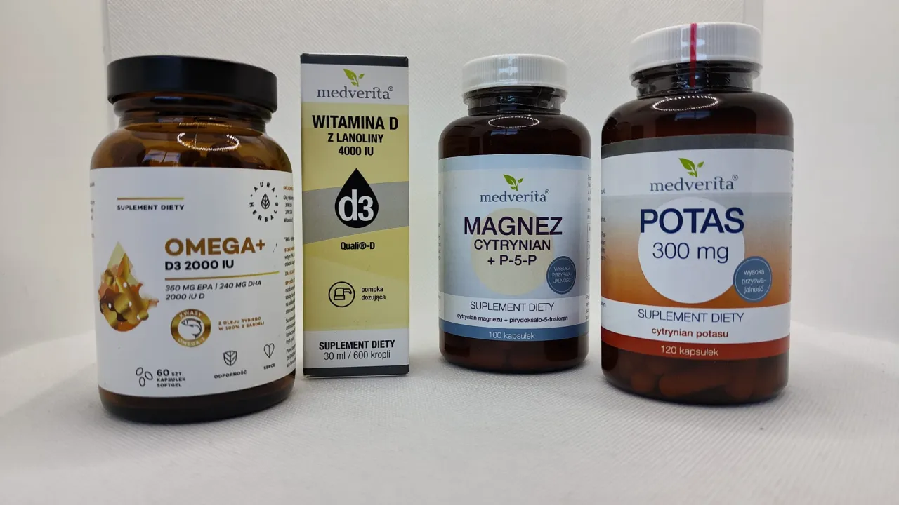 suplementy witamina D3 omega 3 magnez