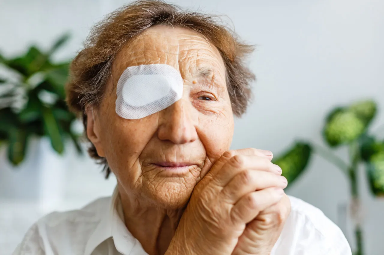 pacjent po operacji jaskry odpoczynek