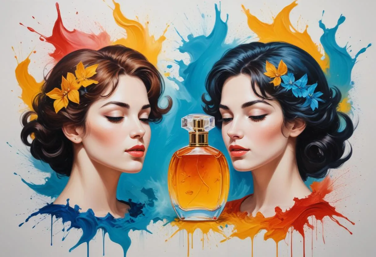 kobieta bliźnięta portret dwoistość