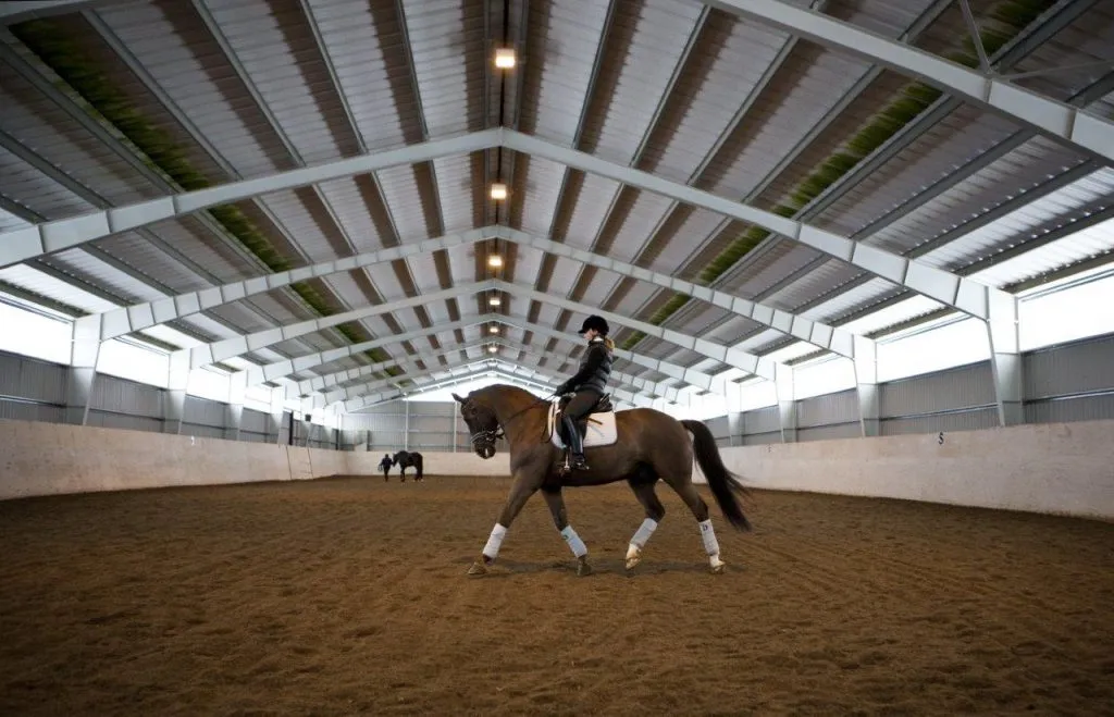 kryta ujeżdżalnia jazda konna
