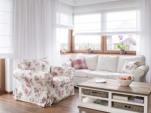 firanka jak roleta rzymska aranżacje okienne