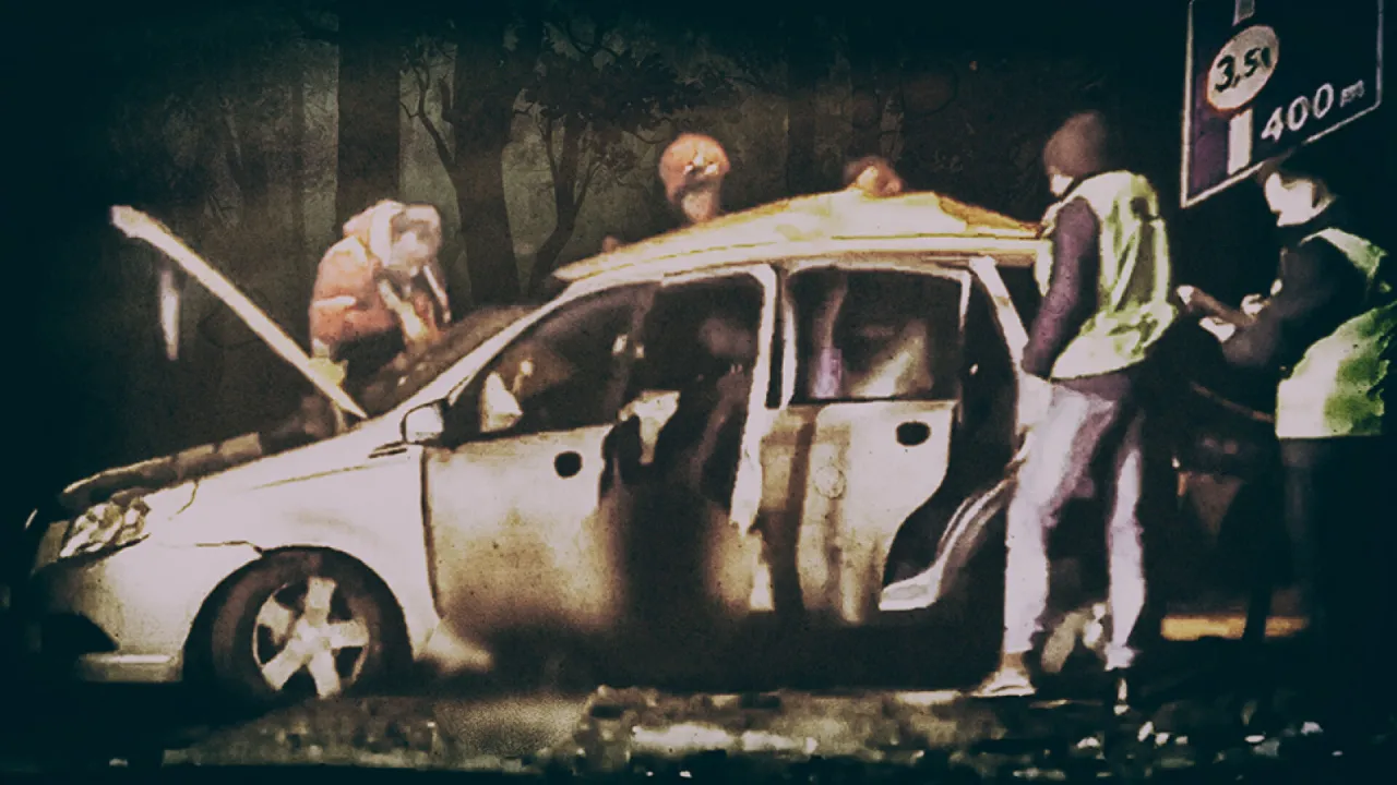 7 dusz wypadek samochodowy symbolika