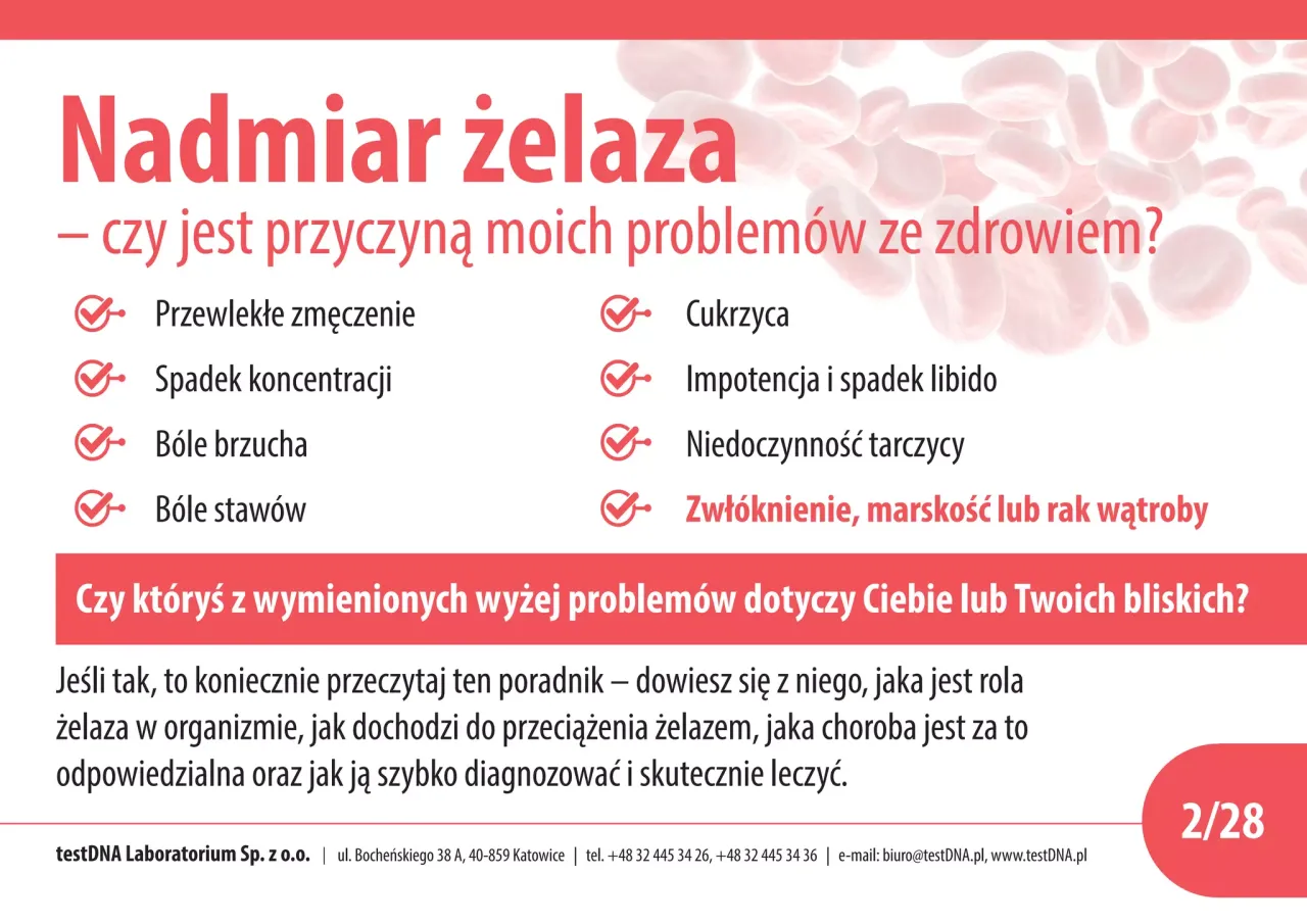 Przyczyny nadmiaru żelaza w organizmie