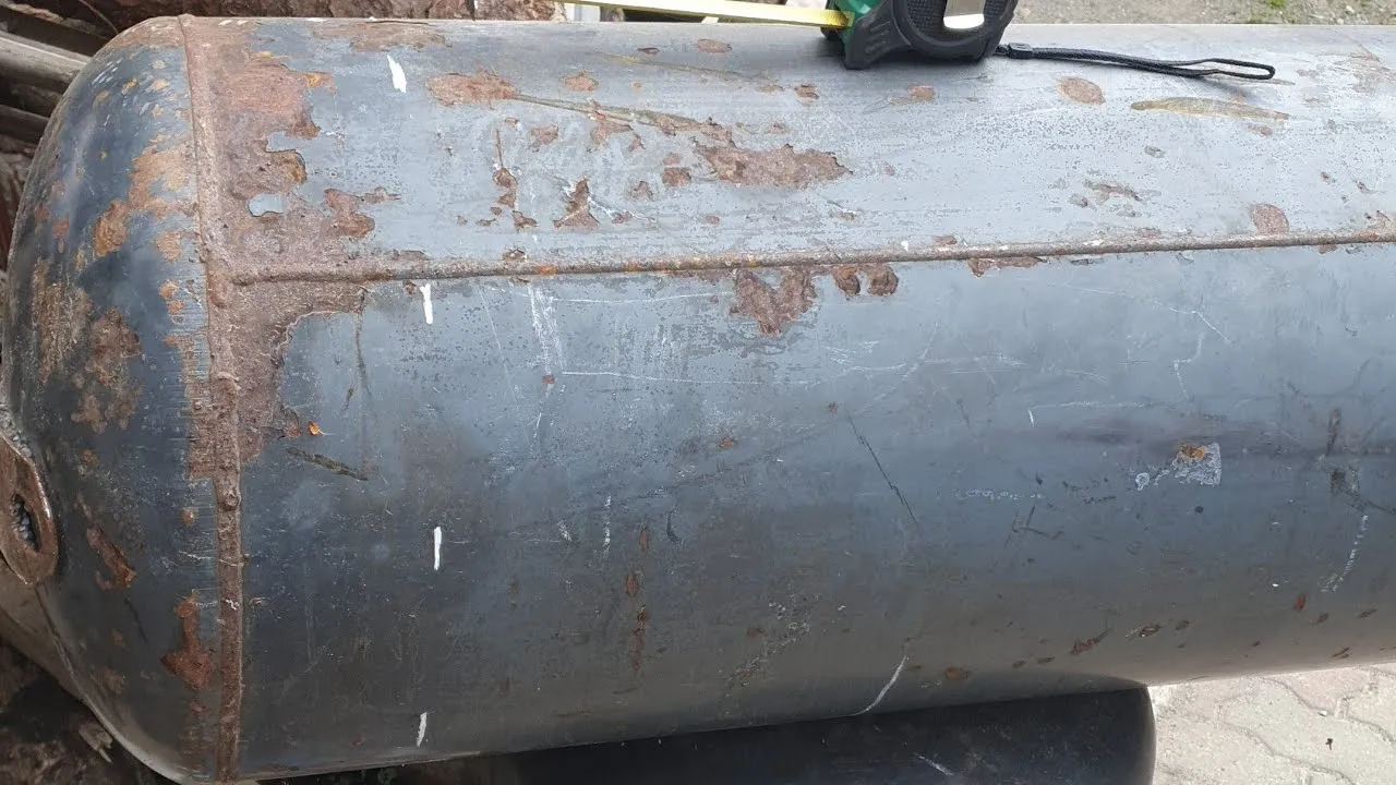 Palenisko ogrodowe ze starego bojlera